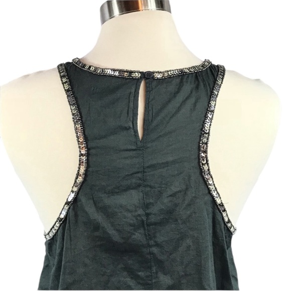 F21 M sequined tank gray - Picture 4 of 5